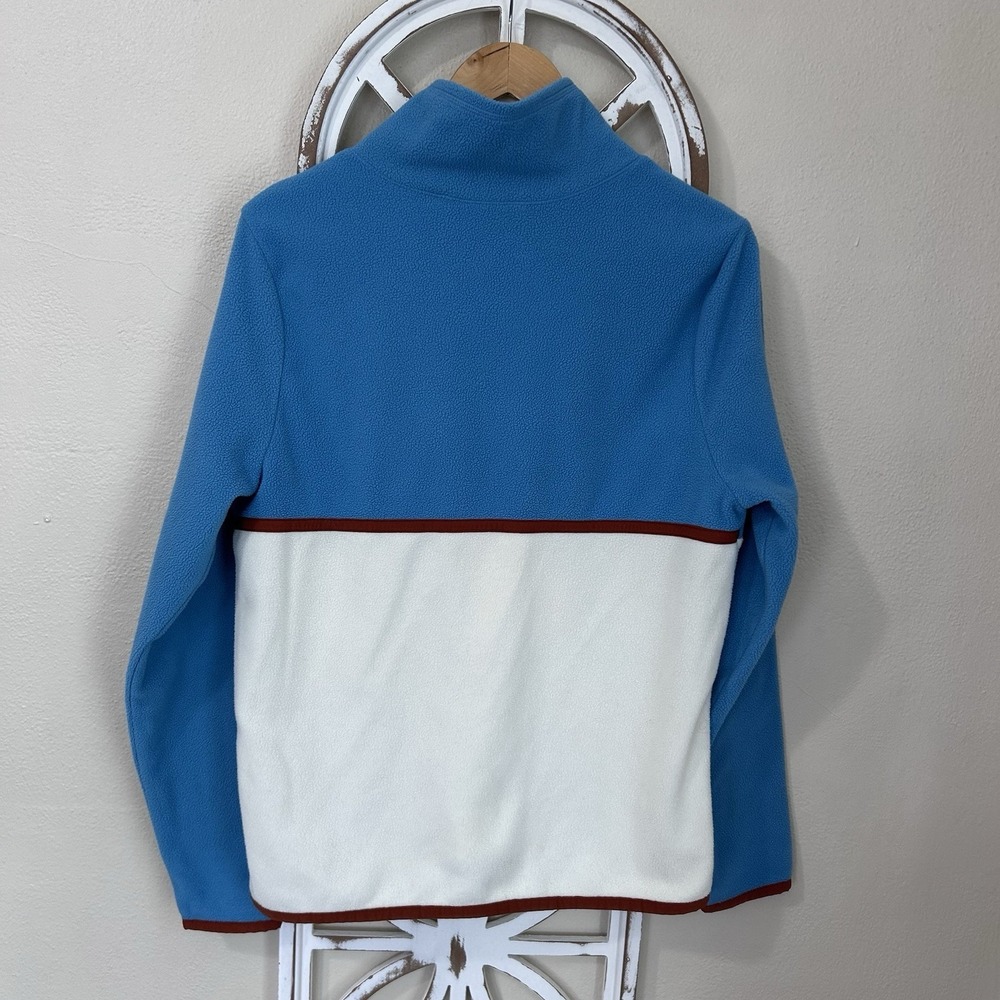 COTOPAXI womens medium AMADO HALF ZIP FLEECE RIVER BLUE & BONE CREAM SWEATSHIRT - Picture 3 of 5